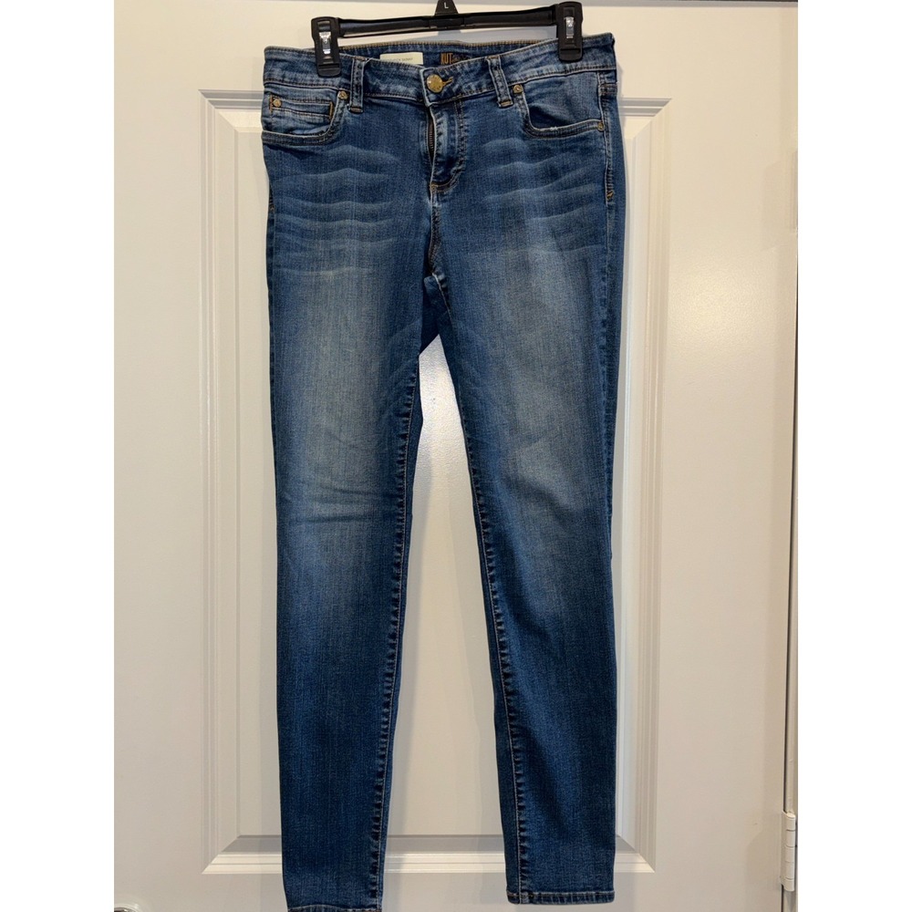 Kut from the Kloth‎ Toothpick Skinny Jeans Womens 10 Blue Denim Medium Wash